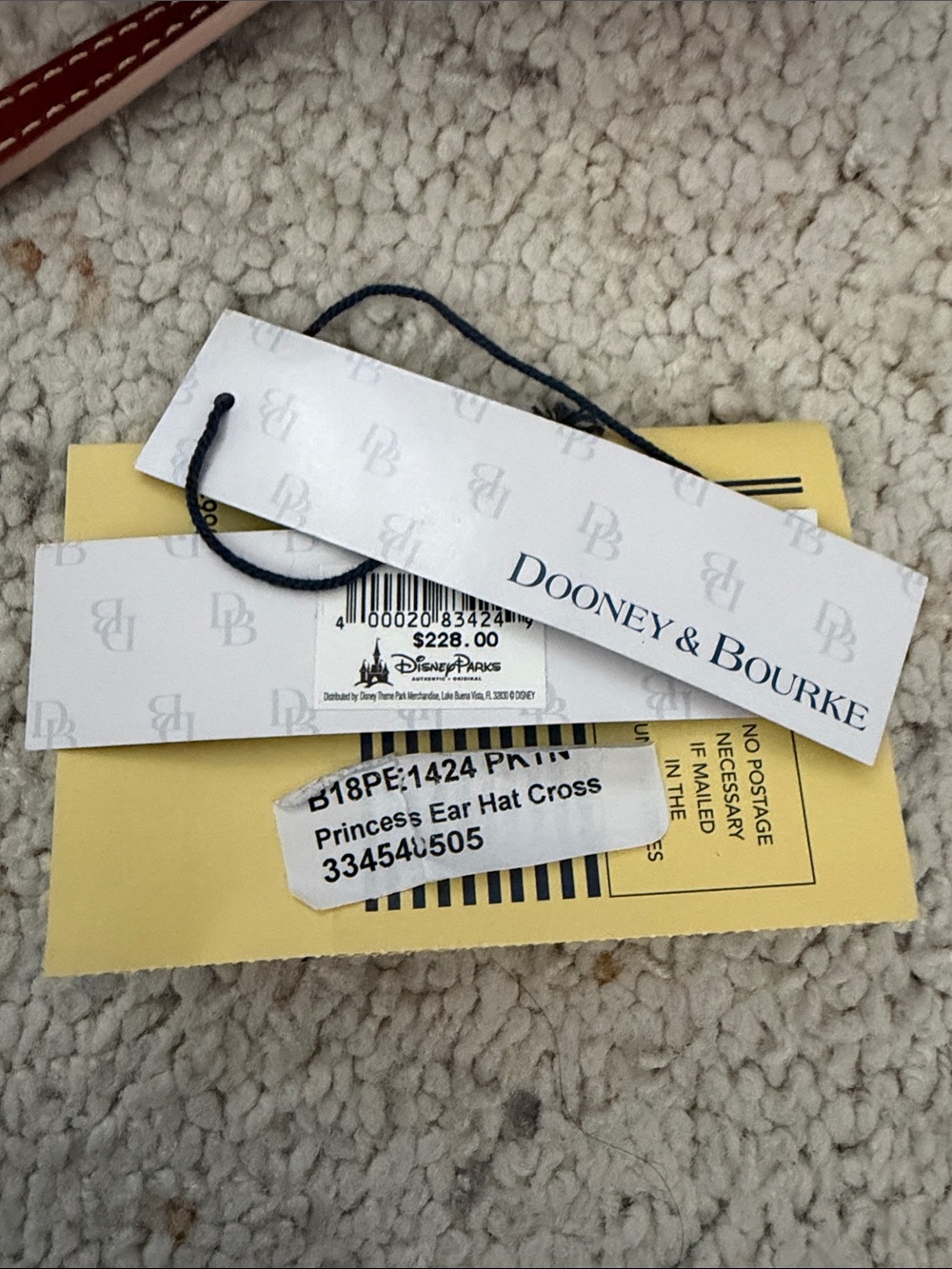Dooney & Bourke X Disney Collab Princess Hats Crossbody Bag - Picture 12 of 12